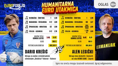 Počinje Humanitarna Euro utakmica, prvi će u ring Dario Krešić i Alen Lesički