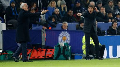 Ranieri i Conte kao rivali u Engleskoj. Reuters / Darren Staples Livepic