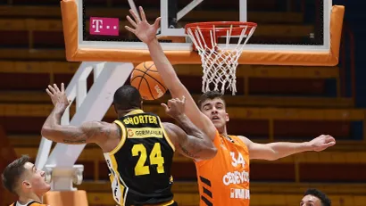 Bošnjak u akciji kao član Cedevite Junior / Marko Prpic/PIXSELL