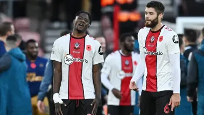 Salisu i Ćaleta-Car dok su igrali za Southampton. Foto: REUTERS/Dylan Martinez