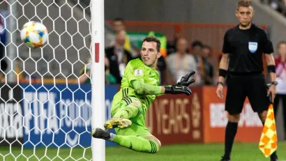 Roffo u dresu U20 reprezentacije Argentine. Foto: Gazeta/Grzegorz Celejewski