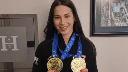 Ema Sgardelli i hrvatska karate reprezentacija Foto: HKS