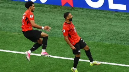 Marmoush i Salah slave gol Egipta. REUTERS/Lee Smith