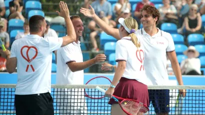 Mateo Kovačić, Vilim Višak, Donna Vekić, Franko Lazić / Foto: Sanjin Strukić/PIXSELL