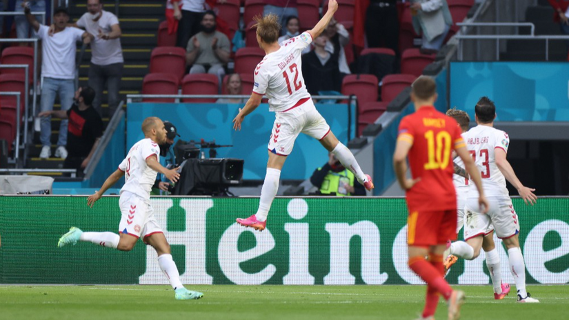 Danska na krilima „slučajnog junaka“ deklasirala Wales za četvrtfinale Eura (VIDEO)