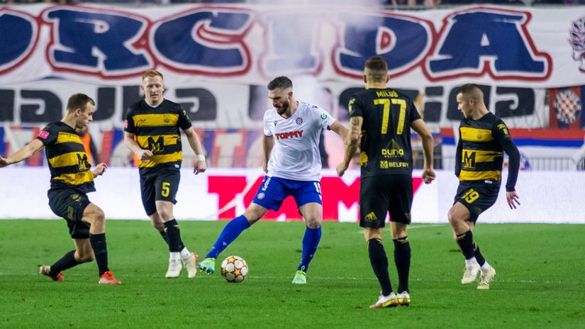 Osijekov bedem je još uvijek prečvrst za Hajduk, Nejašmić  i Kleinheisler su školovali vezni red Bijelih
