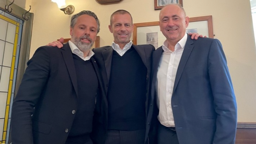 Jakobušić se sastao s Čeferinom u Ljubljani, razgovaralo se o brojnim  nogometnim temama