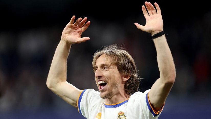 Luka Modrić u društvu Jordana, Muhameda Alija, Laude, Pelea…