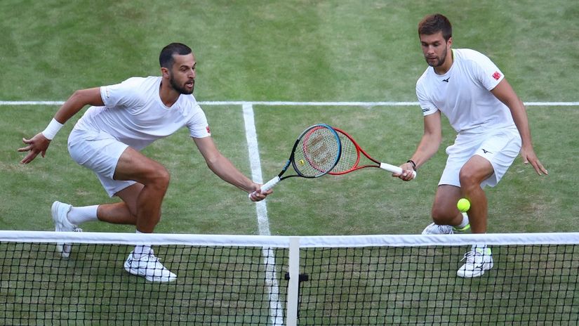 Mektić i Pavić nakon drame i epske borbe u pet setova ostali bez naslova u Wimbledonu