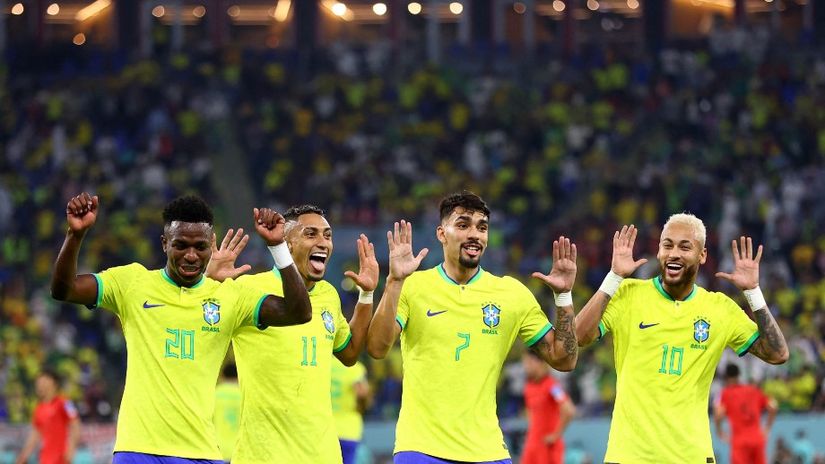 'O jogo bonito' u Dohi: Razigrani Brazilci se poigrali s Korejcima i bukirali okršaj s Hrvatskom! (VIDEO)