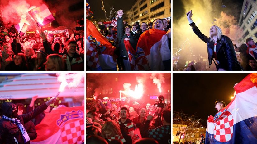 FOTOGALERIJA Zagreb je 'gorio' za Hrvatsku! Ulice preplavljene crvenim, bijelim i plavim