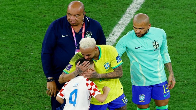 Neymar zagrlio Perišićevog sina, tata Ivan mu zahvalio