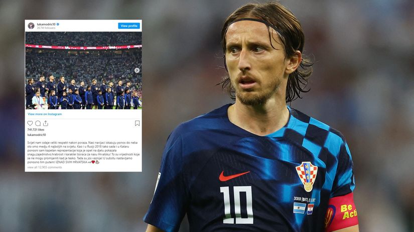 Luka Modrić: “Ponosan sam što sam kapetan reprezentacije koja je iskazala snagu, zajedništvo, hrabrost i karakter boraca”
