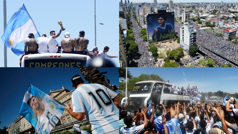Ludnica na argentinskim ulicama, stotine tisuća Argentinaca dočekali svjetske prvake (FOTO)