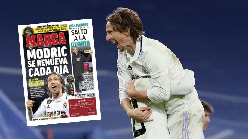 FOTO Modrić na naslovnici najčitanijeg španjolskog lista! "Ne trebaju mu pokloniti novi ugovor, on je to sam zaslužio"