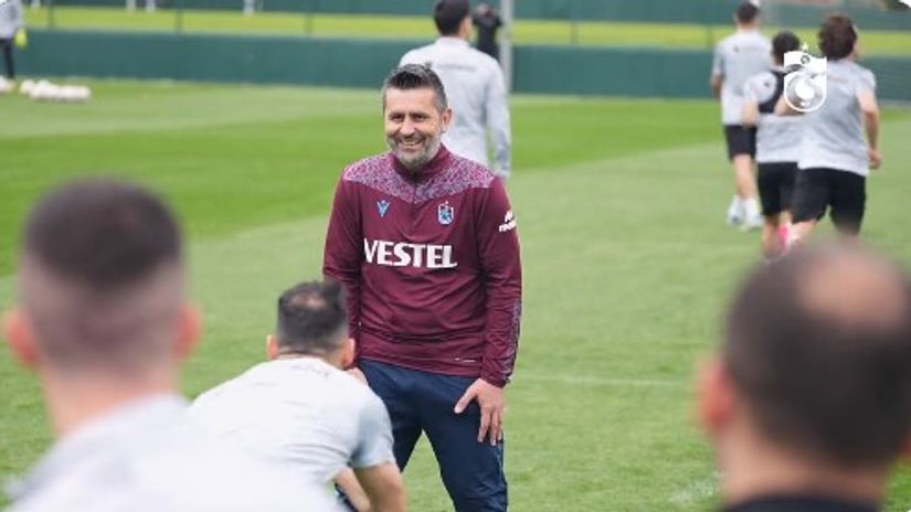 VIDEO Smireni i nasmijani Nenad Bjelica odradio prvi trening u Trabzonu