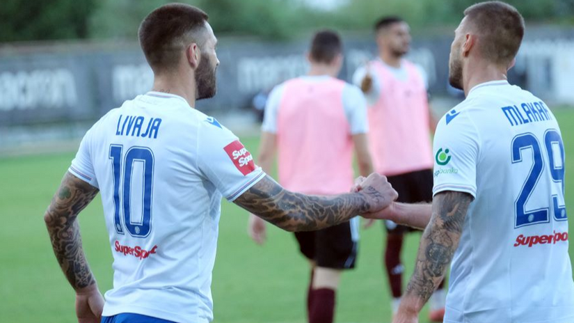 Livaja u završnici spasio Hajduk od poraza protiv Sarajlija