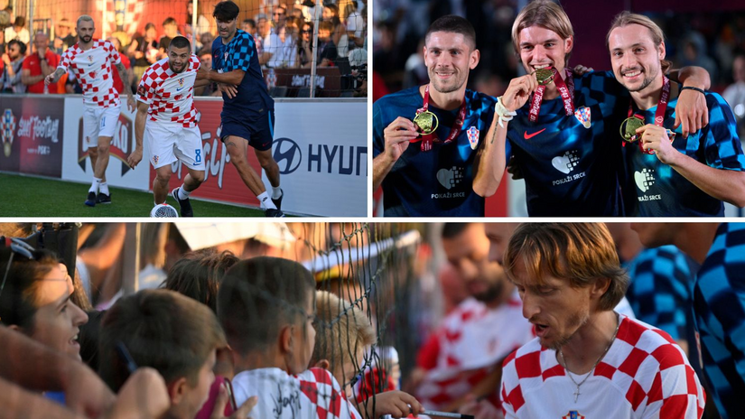 FOTOGALERIJA Sosa, Majer i Kramarić osvojili turnir u uličnom nogometu: "Napokon zlato s Hrvatskom, valjda nije zadnje"