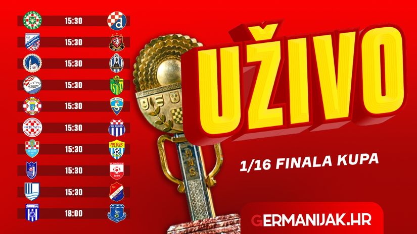 UŽIVO Libertas - Rijeka, Kutjevo - Osijek, Hrvatski nogometni kup