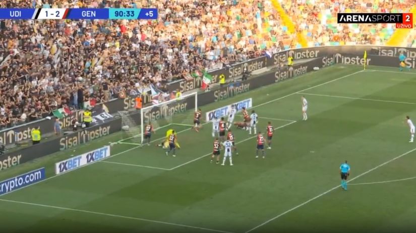 VIDEO Spas za Udinese u sudačkoj nadoknadi