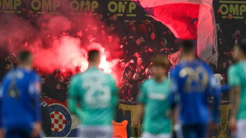 Visoka kazna za Hajduk zbog 'visokih peći'