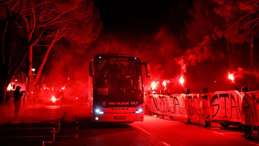 Topao doček za Hajduk u Istri