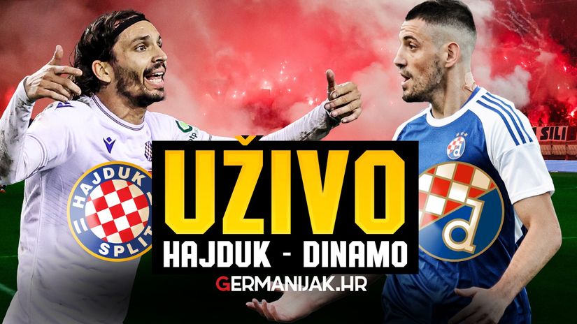 UŽIVO Hajduk - Dinamo 0-1, Petković zabio za Dinamo, Livaja izašao zbog ozljede