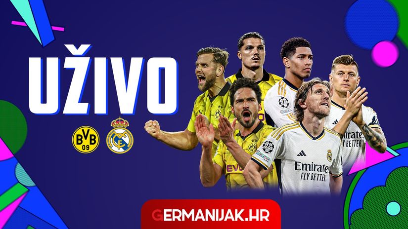 POLUVRIJEME Borussia Dortmund - Real Madrid 0-0, dominacija Nijemaca, Füllkrug i Adeyemi promašili najbolje šanse