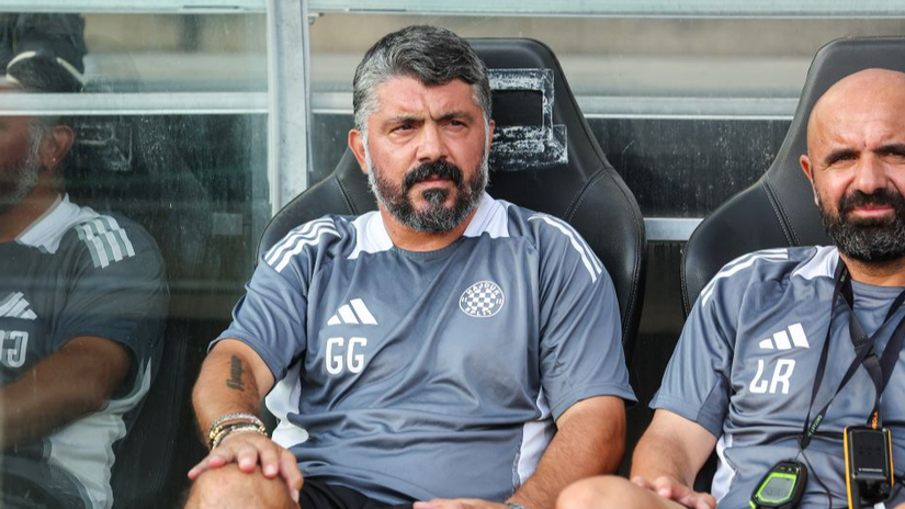 FOTO Gattuso se pomirio s Bilićem pa poručio: „Dinamo je trenutno ispred nas, Perišić može od početka“