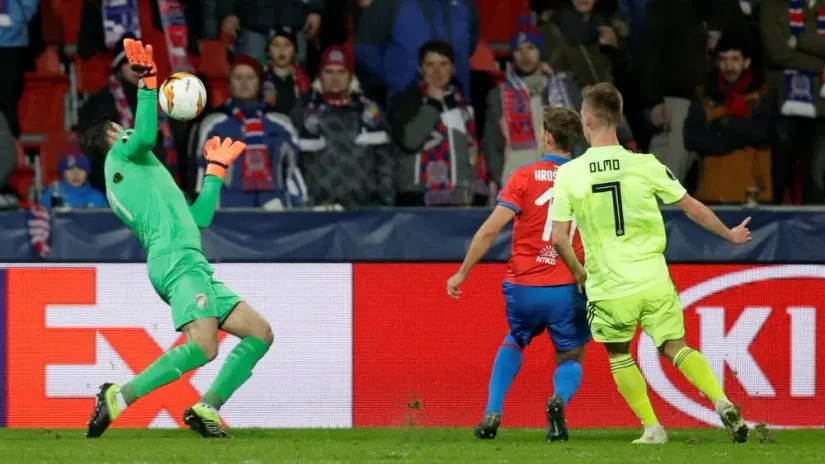 (Dinamo i Viktoria Plzen, 2019.); REUTERS/David W Cerny