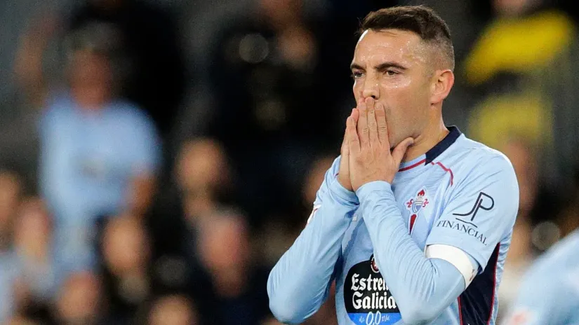 Aspas je ovaj put ostao na klupi. REUTERS/Miguel Vidal