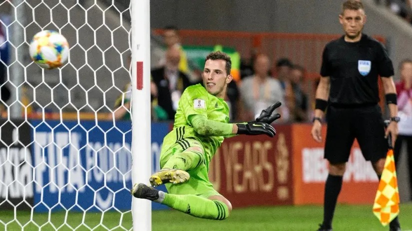 Roffo u dresu U20 reprezentacije Argentine. Foto: Gazeta/Grzegorz Celejewski