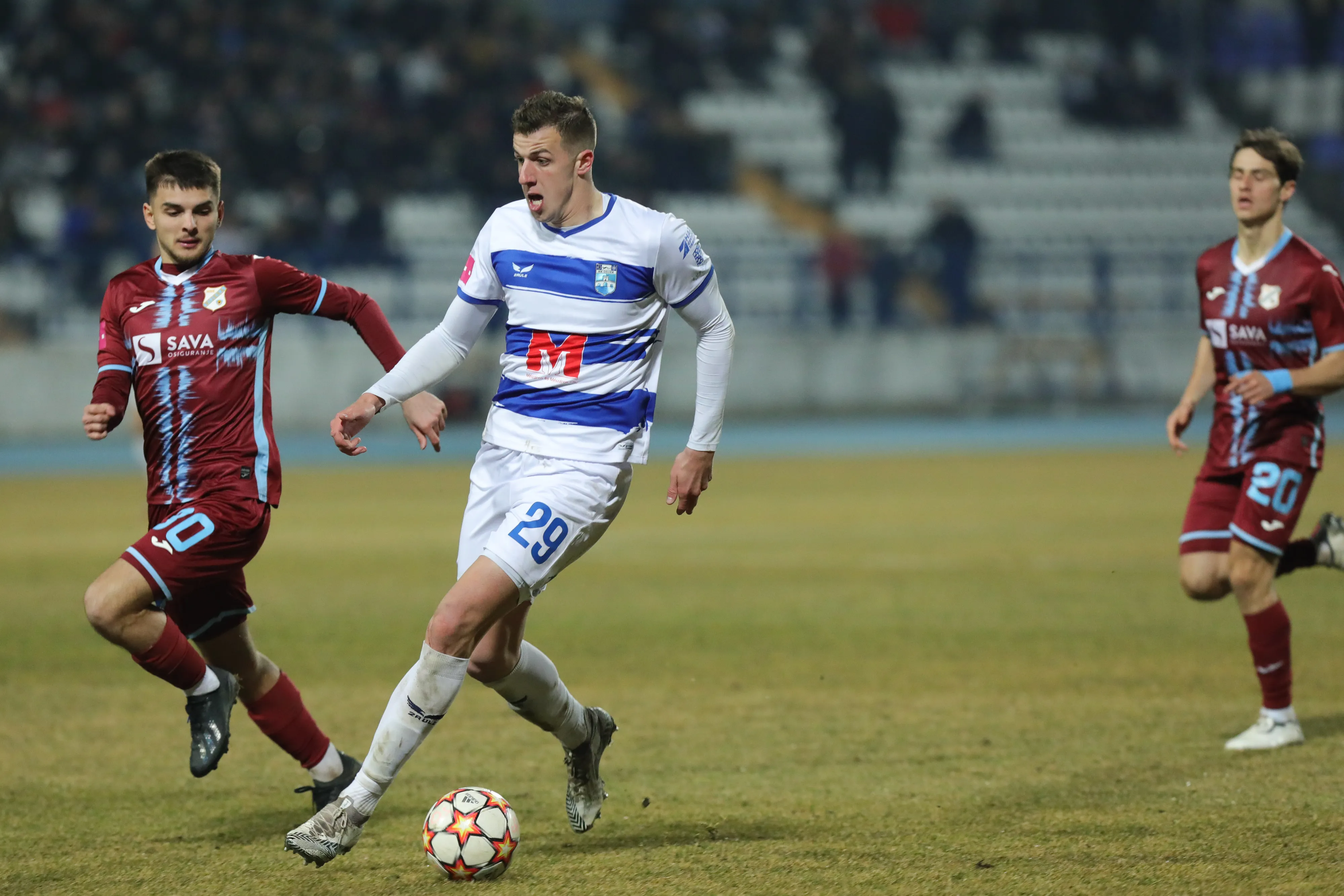 Protiv Rijeke, jedna od prvih utakmica u dresu Osijeka. Foto:  Dubravka Petric/PIXSELL