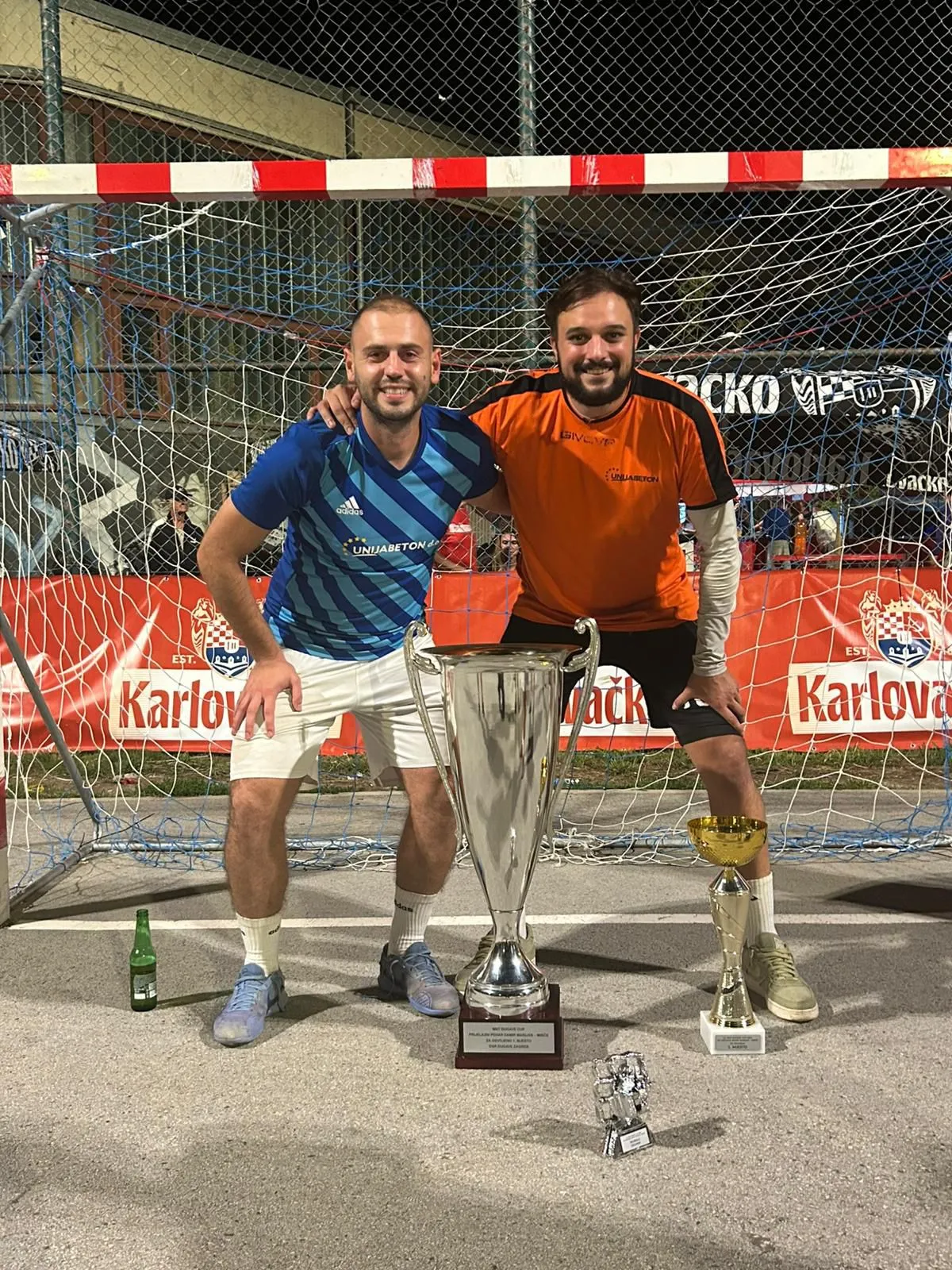 Najbolji golman turnira Amar Duro i Mijo Batarilo Ćerdić, Unijabeton