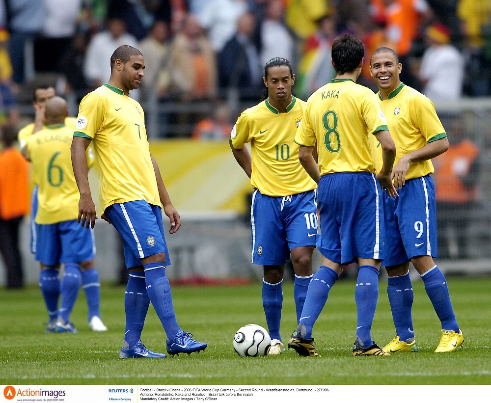 Momčad Brazila na SP-u 2006. godine. Foto: Action Images / Tony O'Brien