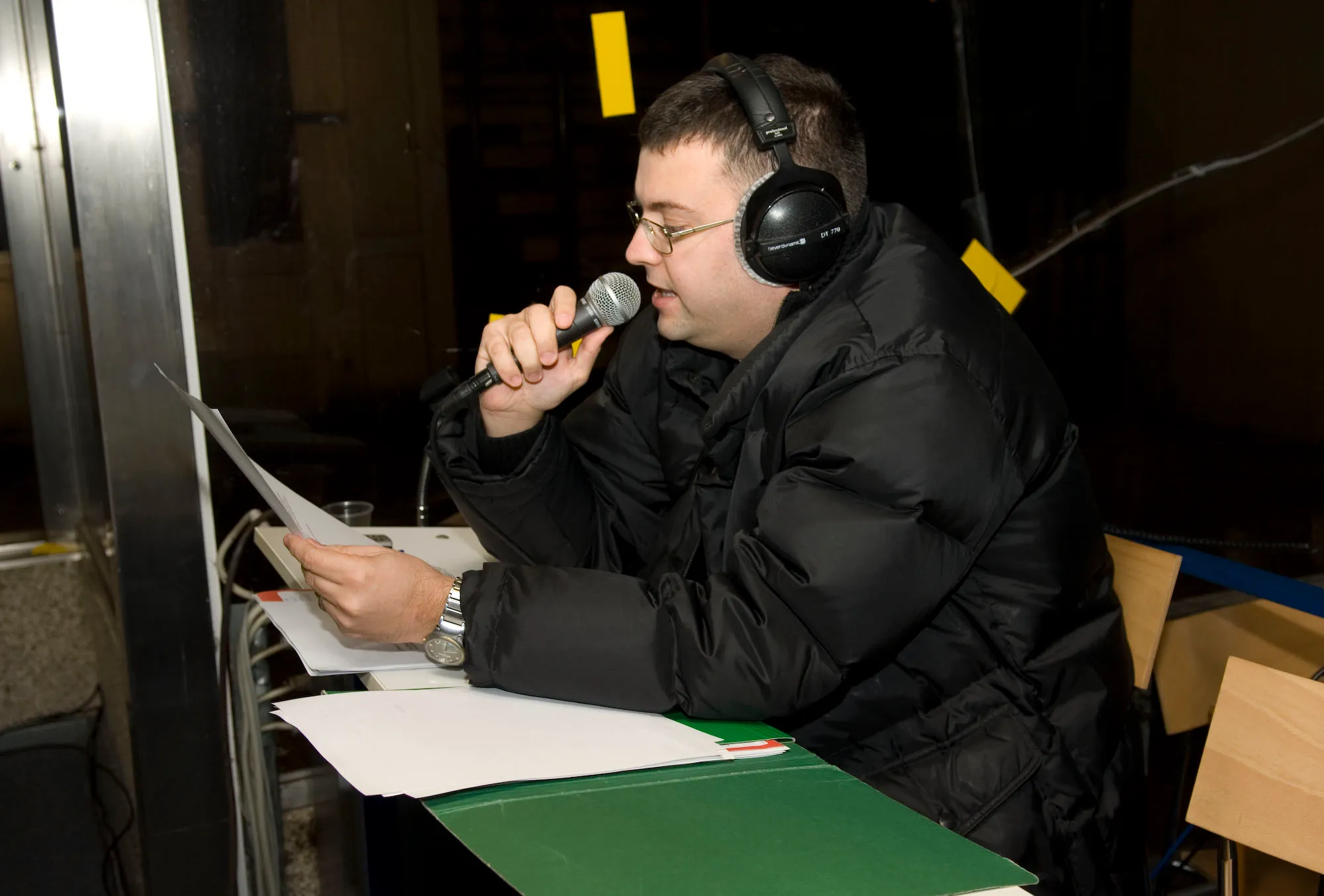Foto: Privatna arhiva/ Berger kao spiker 2007.