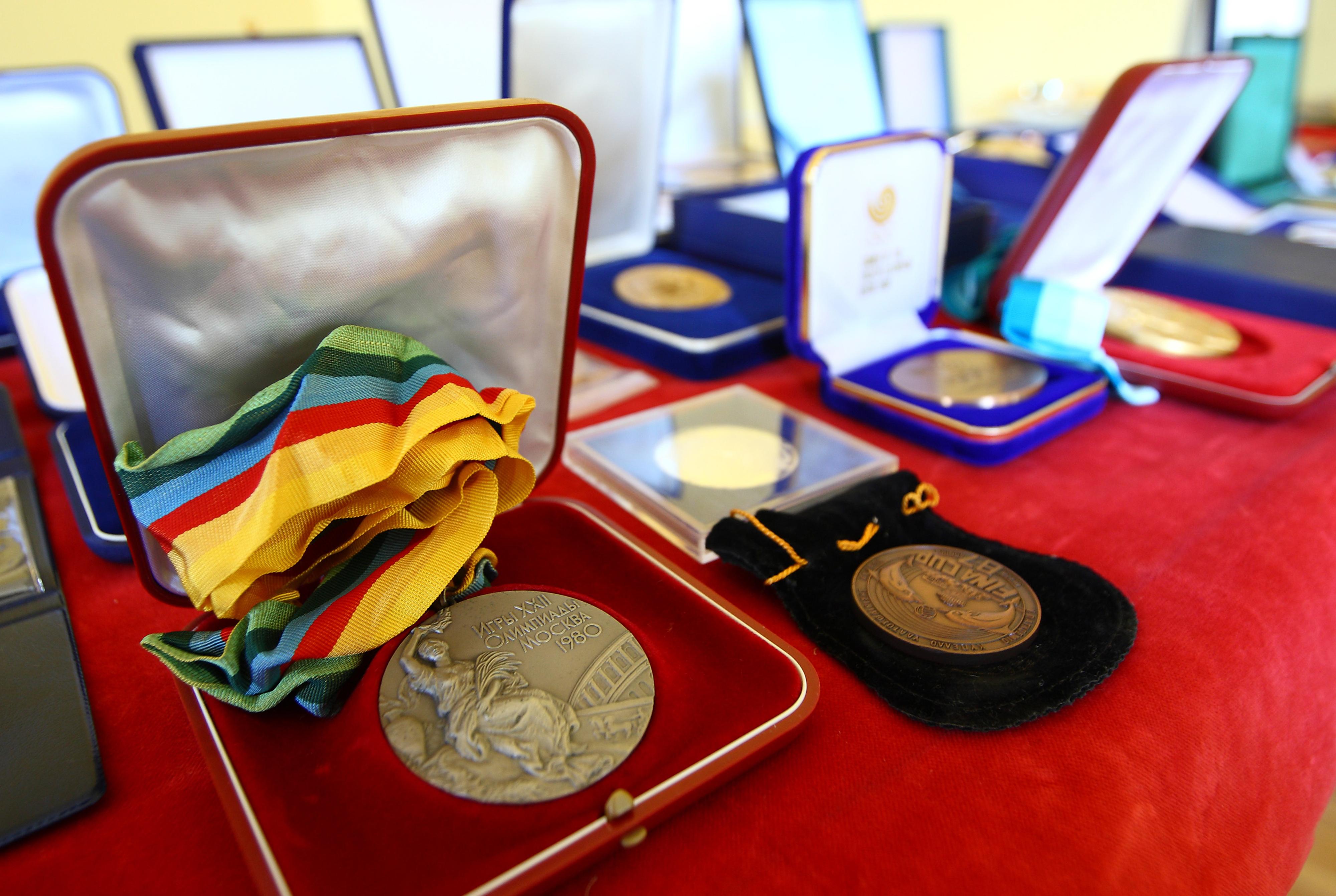 Medalje koje je Rudić donirao Hrvatskom sportskom muzeju (Davor Puklavec/Pixsell) 