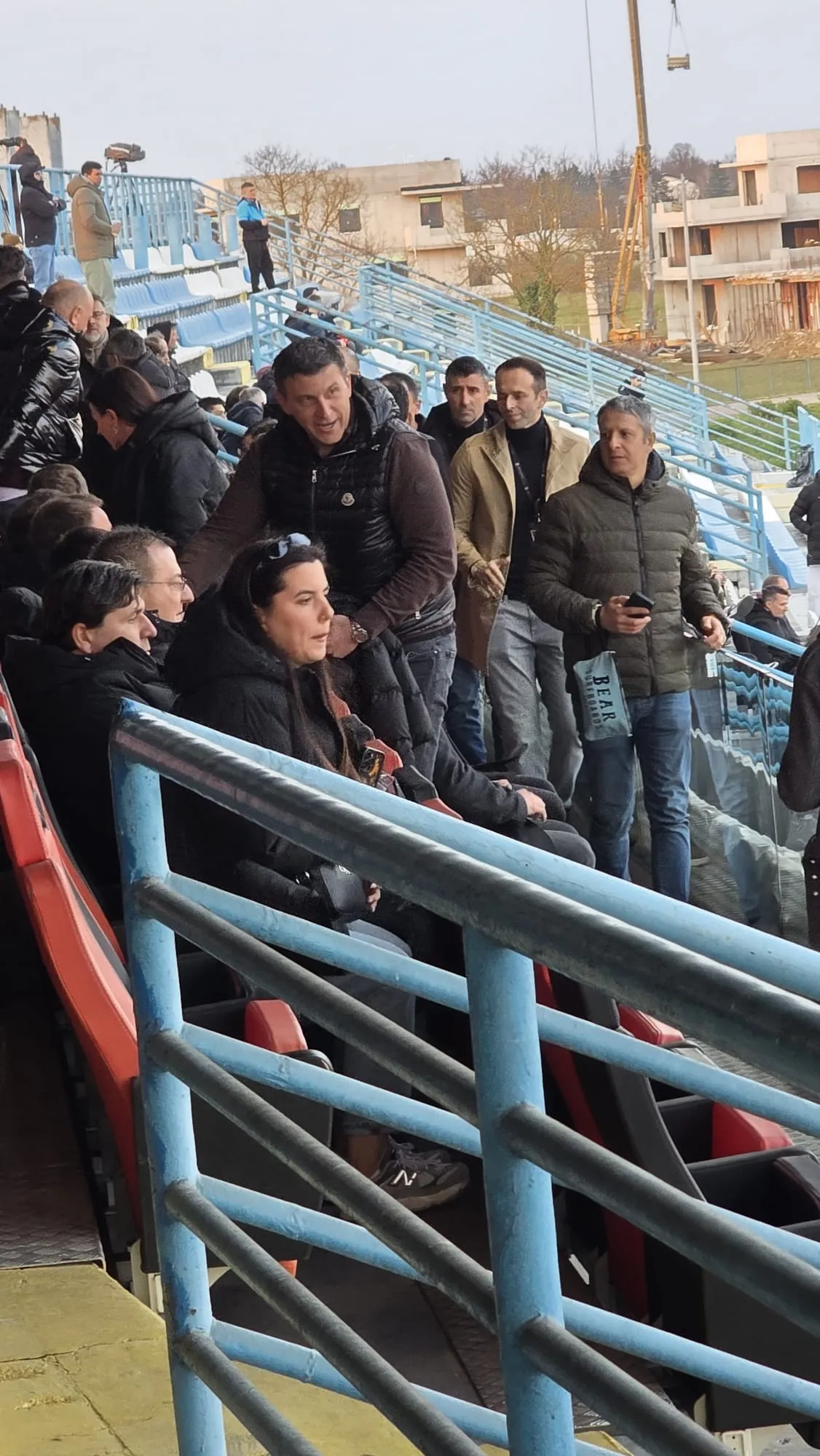 Jakirović u pozdravu s delegacijom Rijeke. Foto: Germanijak/Hrvoje Klaric