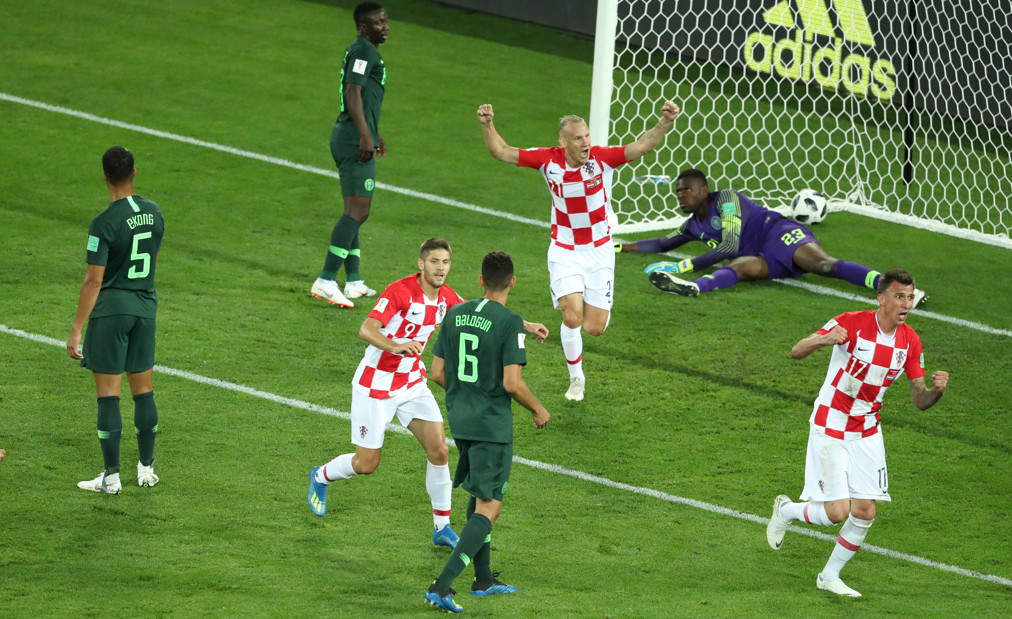 Hrvatska je na otvaranju SP-a 2018. svladala Nigeriju s 2:0 (Reuters)