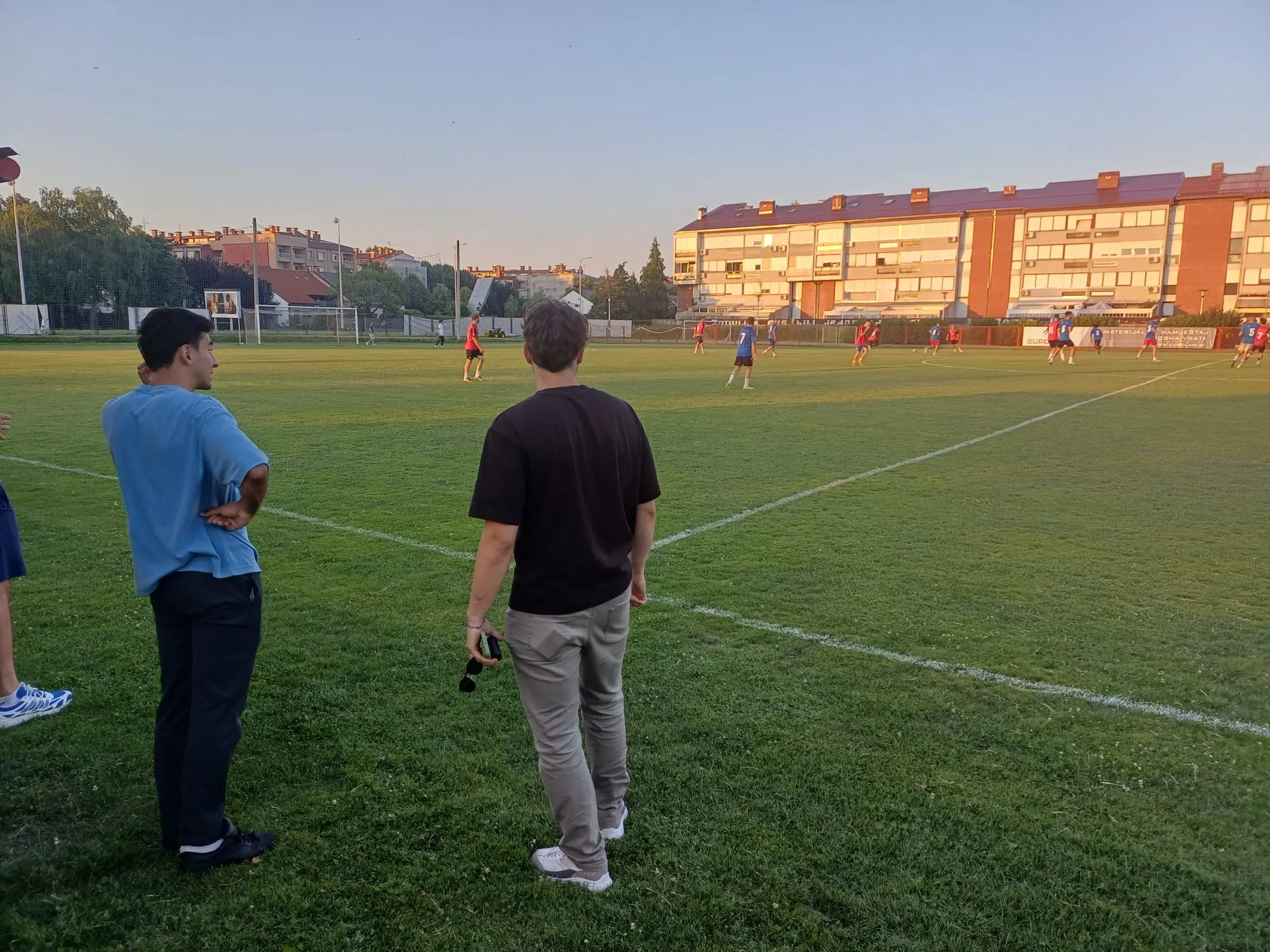 Soheil Varahram i Thomas Licursi, njegov najbliži suradnik u Palm City FC-u. Foto: Germanijak.